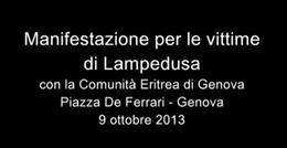 Eritrei genovesi per le vittime di Lampedusa