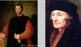 Niccolò Machiavelli ed Erasmo da Rotterdam