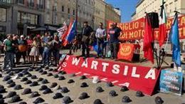 Solidarietà ai lavoratori  Wärtsilä